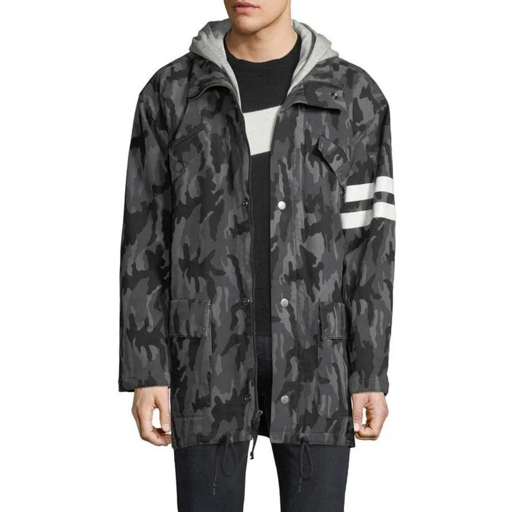 NWT Joe's Jeans Men's Hooded Camo Parka Jacket